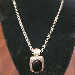 Stering 925 & Black Onyx Necklace